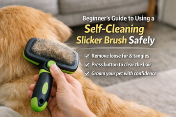 Beginner’s Guide to Using a Self Cleaning Slicker Brush Safely?
